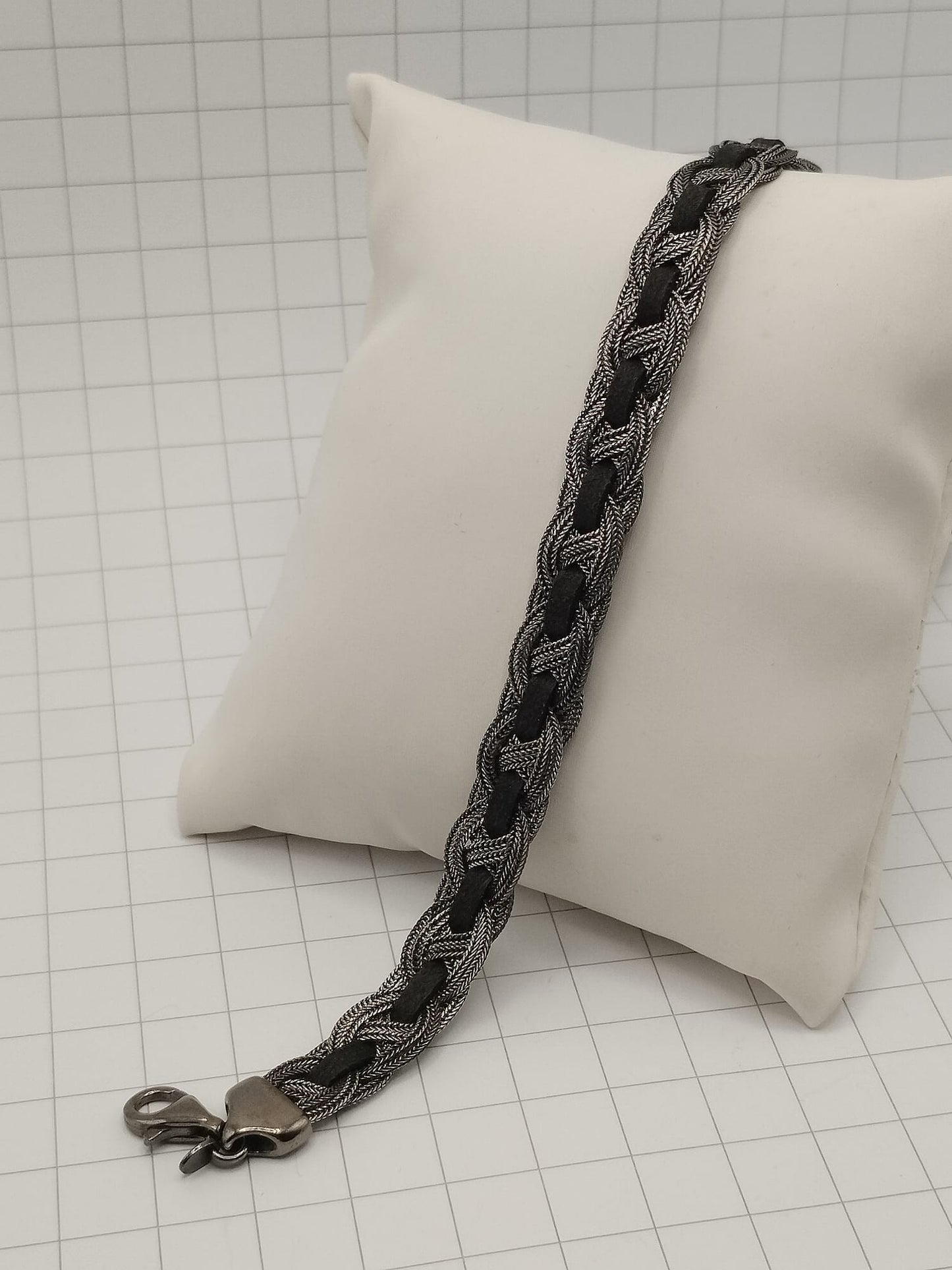 maglia brunita & cuoio - 20cm