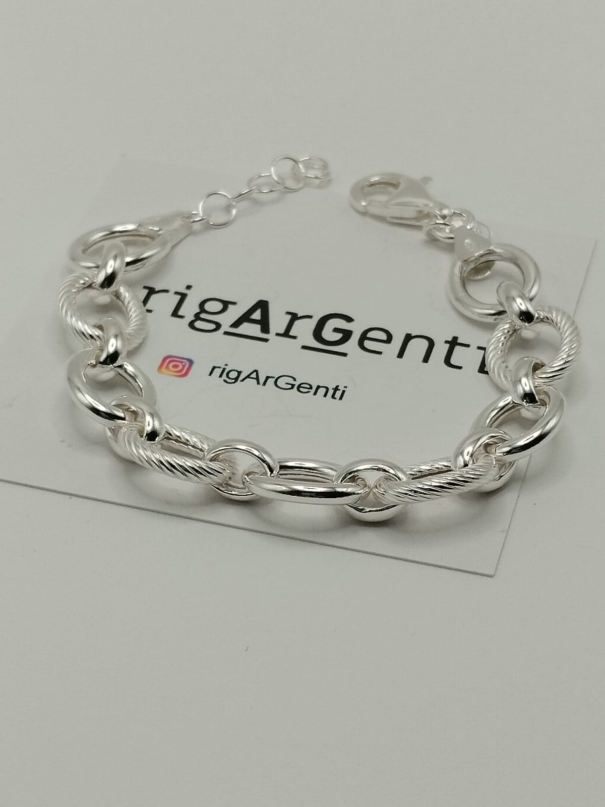 bracciale fantasia in Argento 925 - gr. 10.6