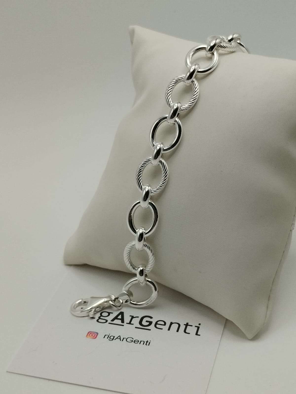 bracciale fantasia in Argento 925 - gr. 10.6