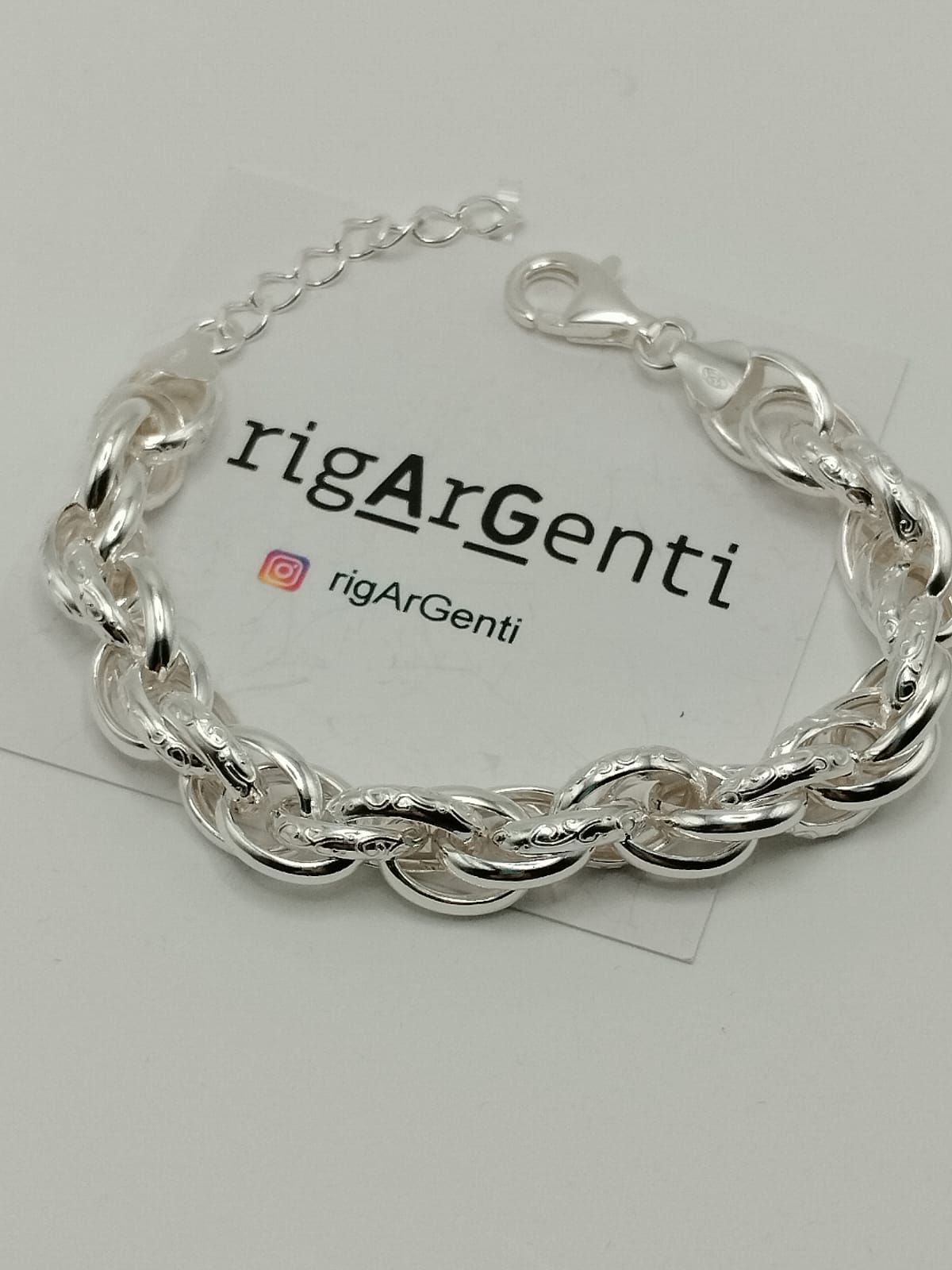 bracciale fantasia in Argento 925 - gr. 17.5