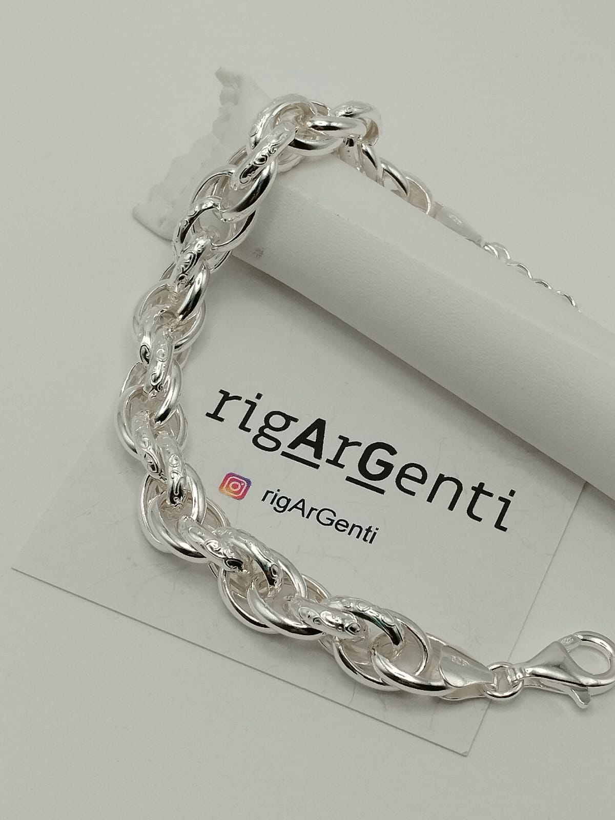 bracciale fantasia in Argento 925 - gr. 17.5