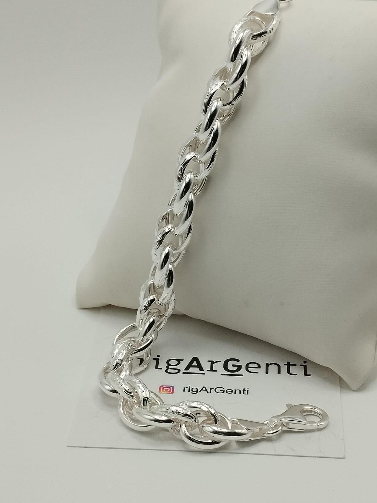 bracciale fantasia in Argento 925 - gr. 17.5