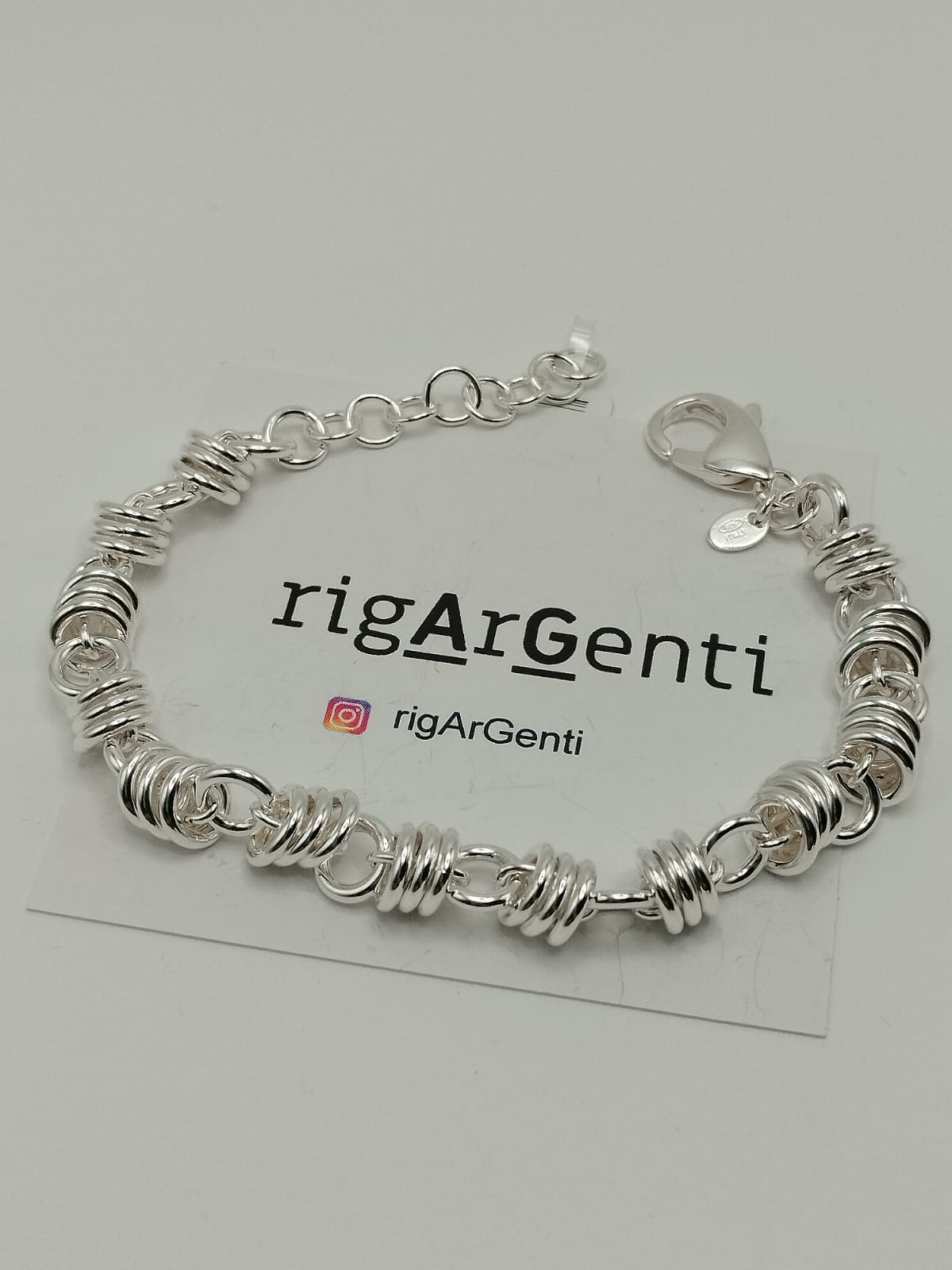 bracciale fantasia in Argento 925 - gr. 14.1