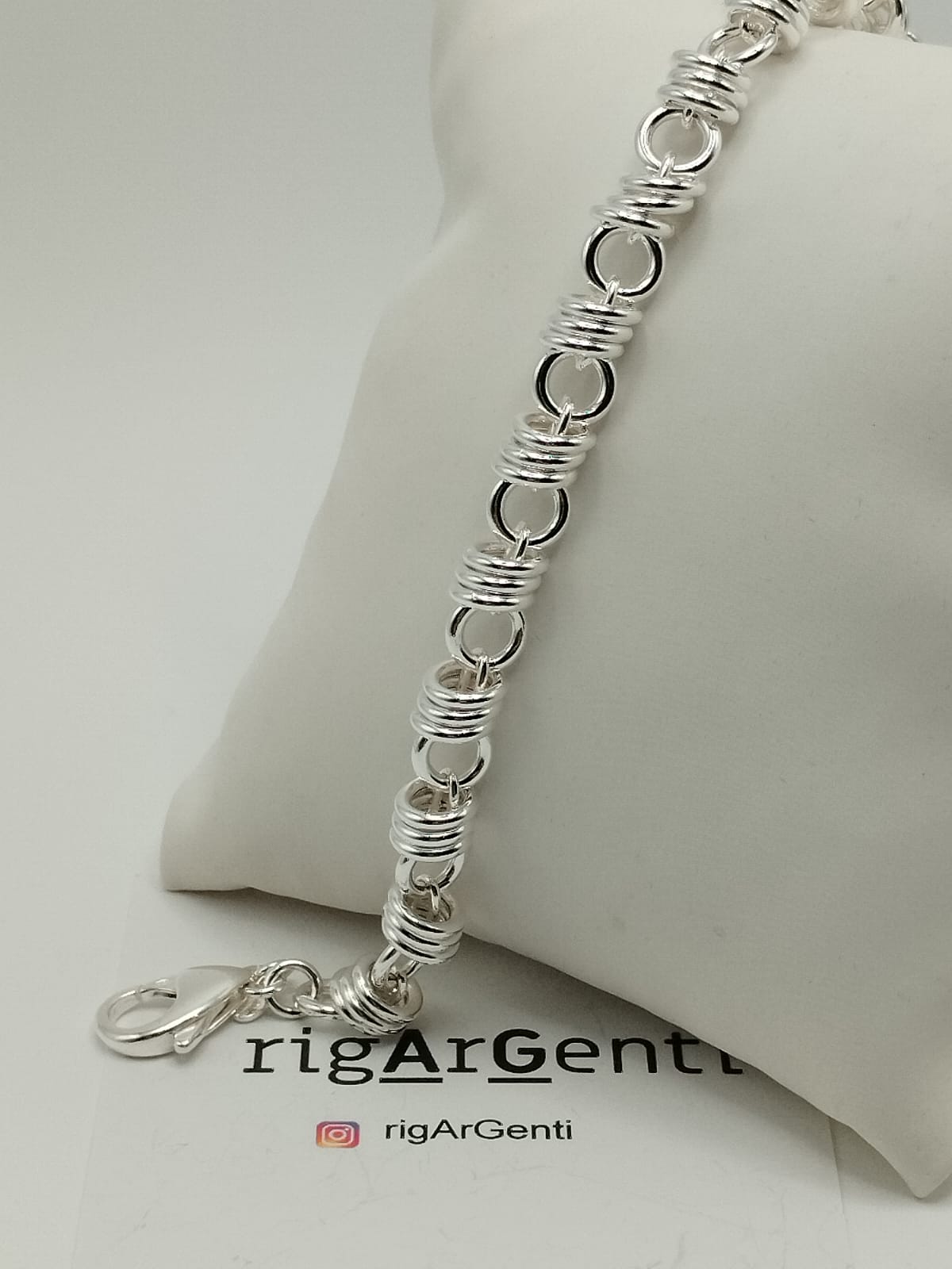 bracciale fantasia in Argento 925 - gr. 14.1