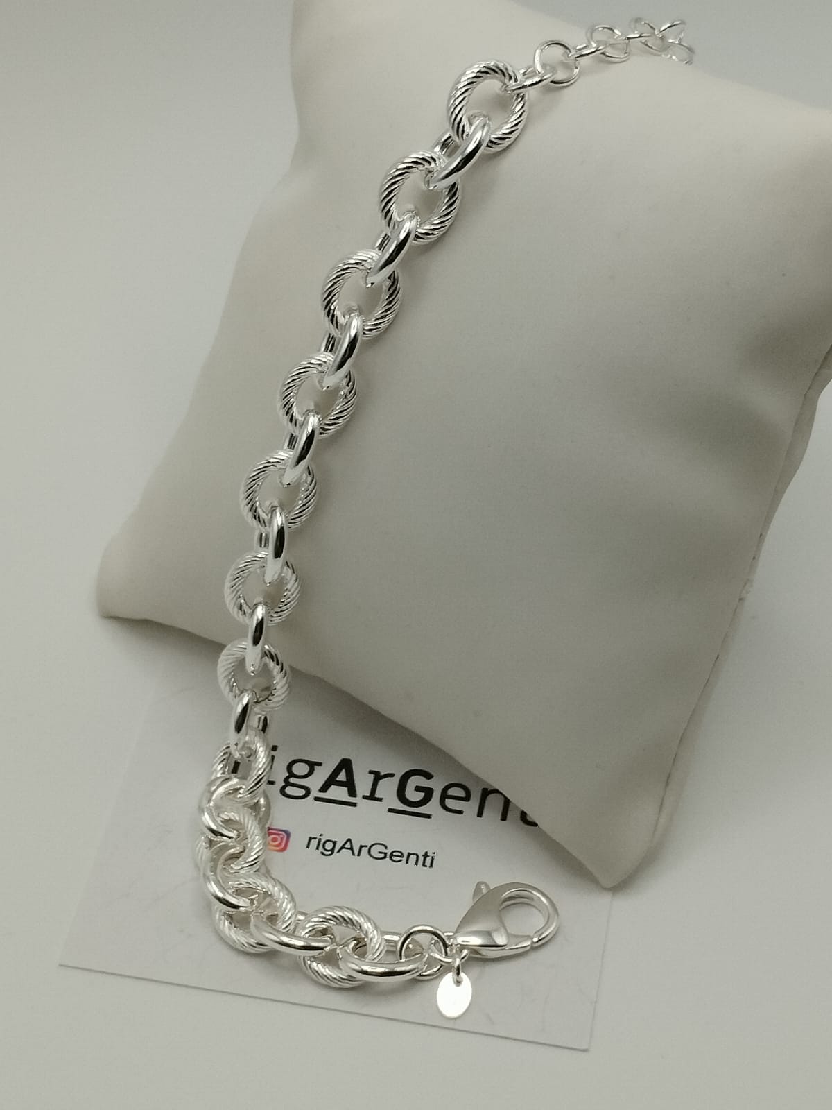 bracciale fantasia in Argento 925 - gr. 14.9