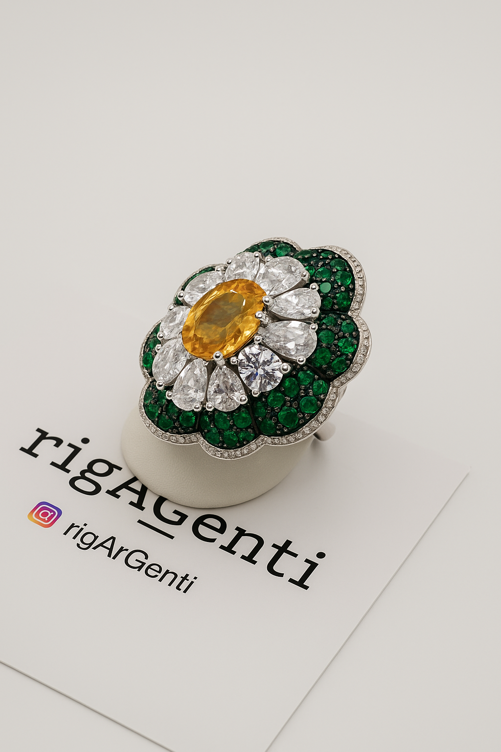 Anello Donna in Argento - La Grand Fleur - misura 56