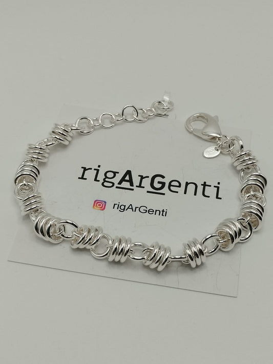 bracciale fantasia in Argento 925 - gr. 14.1