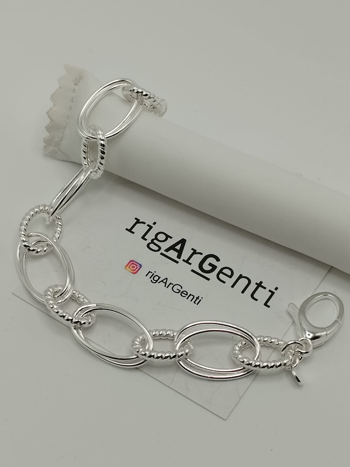 bracciale fantasia in Argento 925 - gr. 12.5
